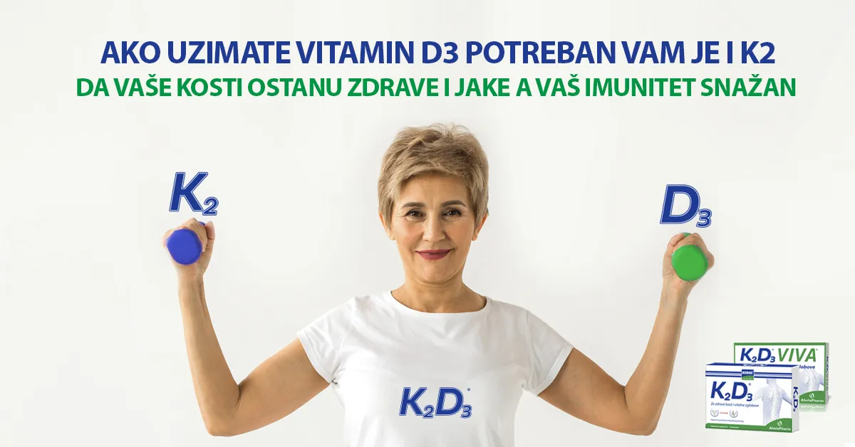 Osteoporoza i kako sprečiti posledice osteoporoze? K2D3